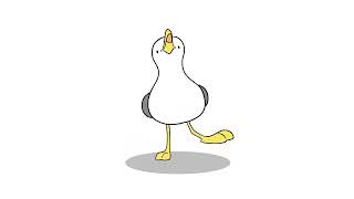 Simple Seagull Walk - 2D Walk Cycle