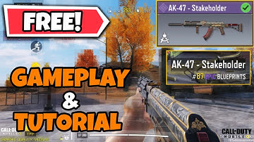 *FREE* AK-47 STAKEHOLDER EPIC BLUEPRINT IN CALL OF DUTY MOBILE BATTLE ROYALE