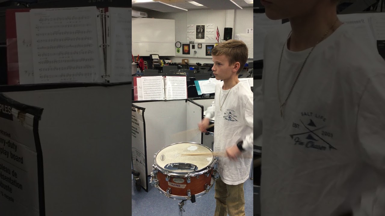 buzz roll soft-loud-soft