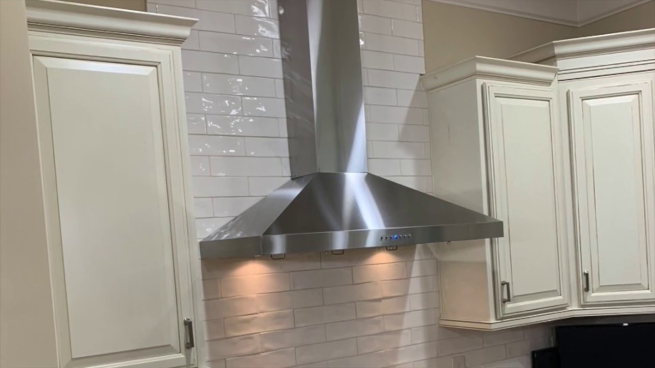 Installing a chimney vent for a range hood YouTube