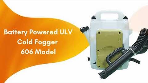 Latest 2025 New Longray Battery Powered ULV Cold Fogger 606 Model | Longray ULV Cold Fogger Machine