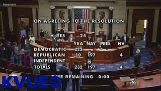 President Trump's impeachment: How Texas lawmakers voted | KVUE