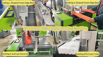 EPE Foam Right Angle Bonding Machine | Furniture Foam Profile Machine