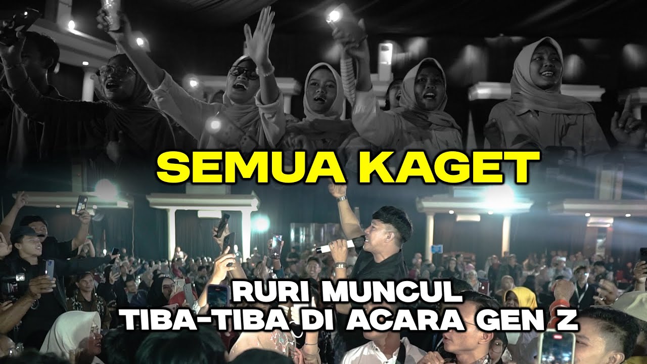 SEMUA HISTERIS DAN LONCAT ‼️ RURI MUNCUL DI TENGAH KERUMUNAN PENONTON 