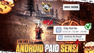 Revealing Android Paid Sensi For 2gb,4gb,6gb,8gb RAM Device (free) || 99% Auto Headshot | Free Fire