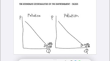 Negative production externality and taxes