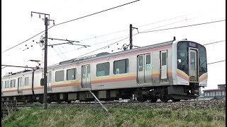 E129系B26+A16編成 信越本線下り427M 長岡→新潟→内野