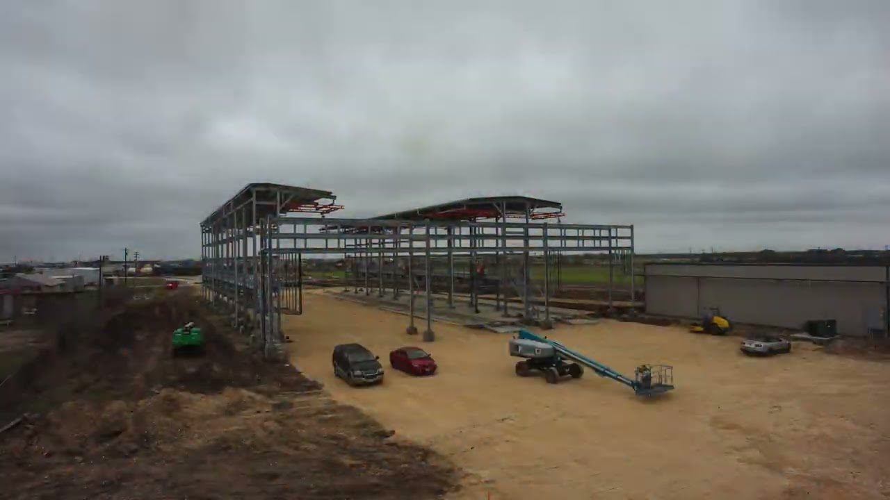 From Dirt to Commission: Complete Railcar Loading Platform Construction Time-Lapse