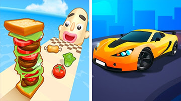 Sandwich Run | Race Master 3D - All Levels Gameplay Walkthrough (Android, iOS) #17