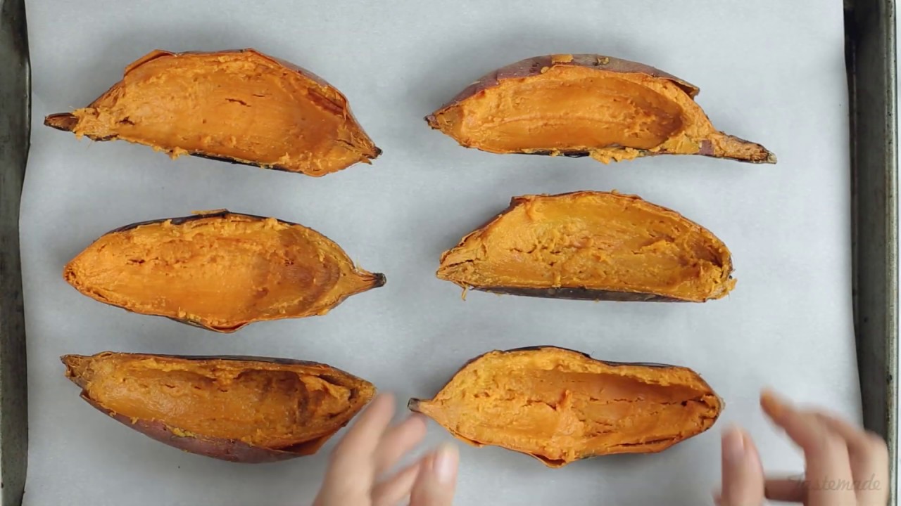 These Sweet Potato Skins Are Stuffed with a Surprise: BBQ Chicken! | Tastemade