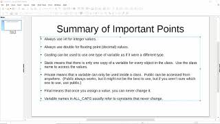 Summaries - Team 247 Java Programming for FRC
