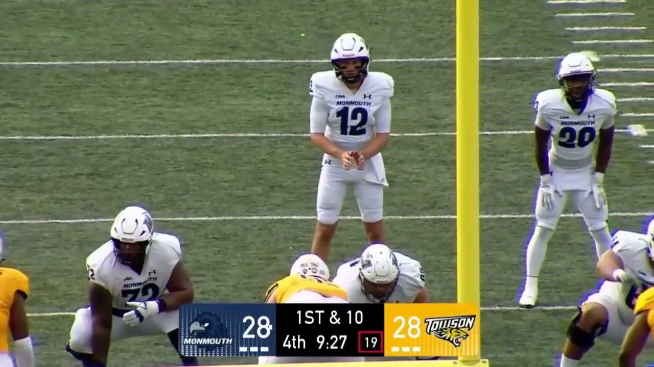 Monmouth Football Highlights vs Towson | 2025 CAA Football