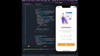 Flutter UI | Verification Code Package Example