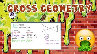Celebrity Gross Geometry: Two-Column Proof: Proving Triangles are Similar Using AA (Proof 2) Wealth