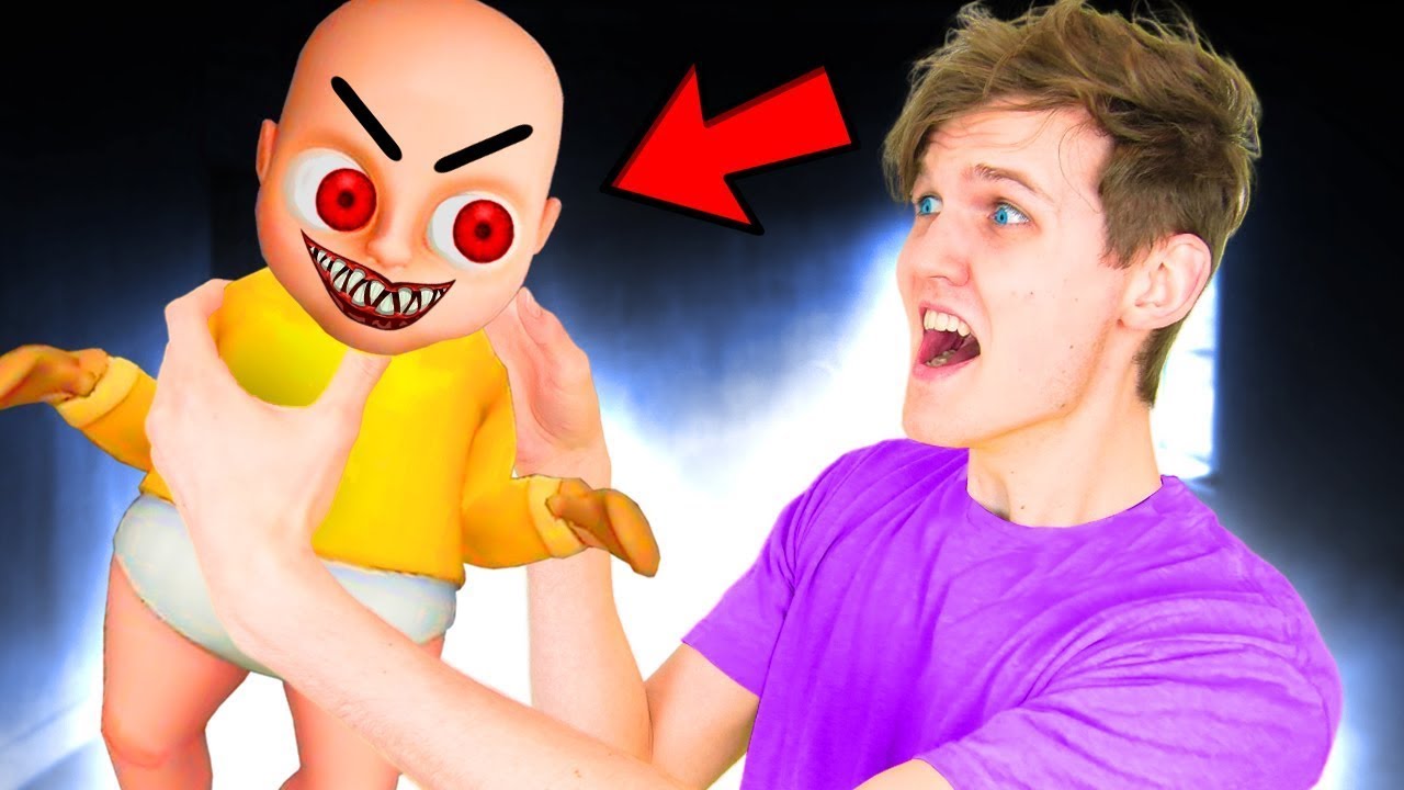 EVIL BABY ATTACKS LANKYBOX!? (BABY IN YELLOW GAME!)