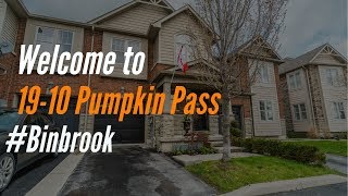 Introducing 19-10 Pumpkin Pass, Binbrook, ON - Alex and Brandon Team