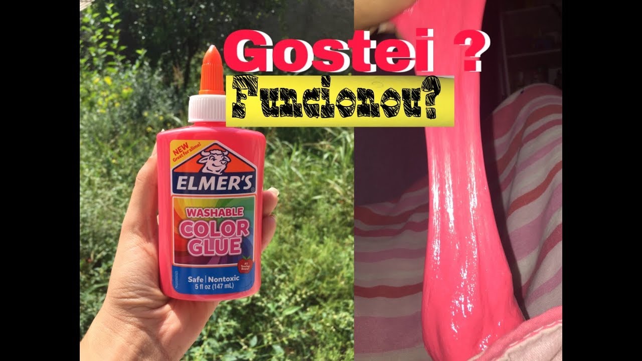 TESTANDO e COMPARANDO COLA ELMERS para fazer slime  com a BRASLIERA! / Bianca Vitoria