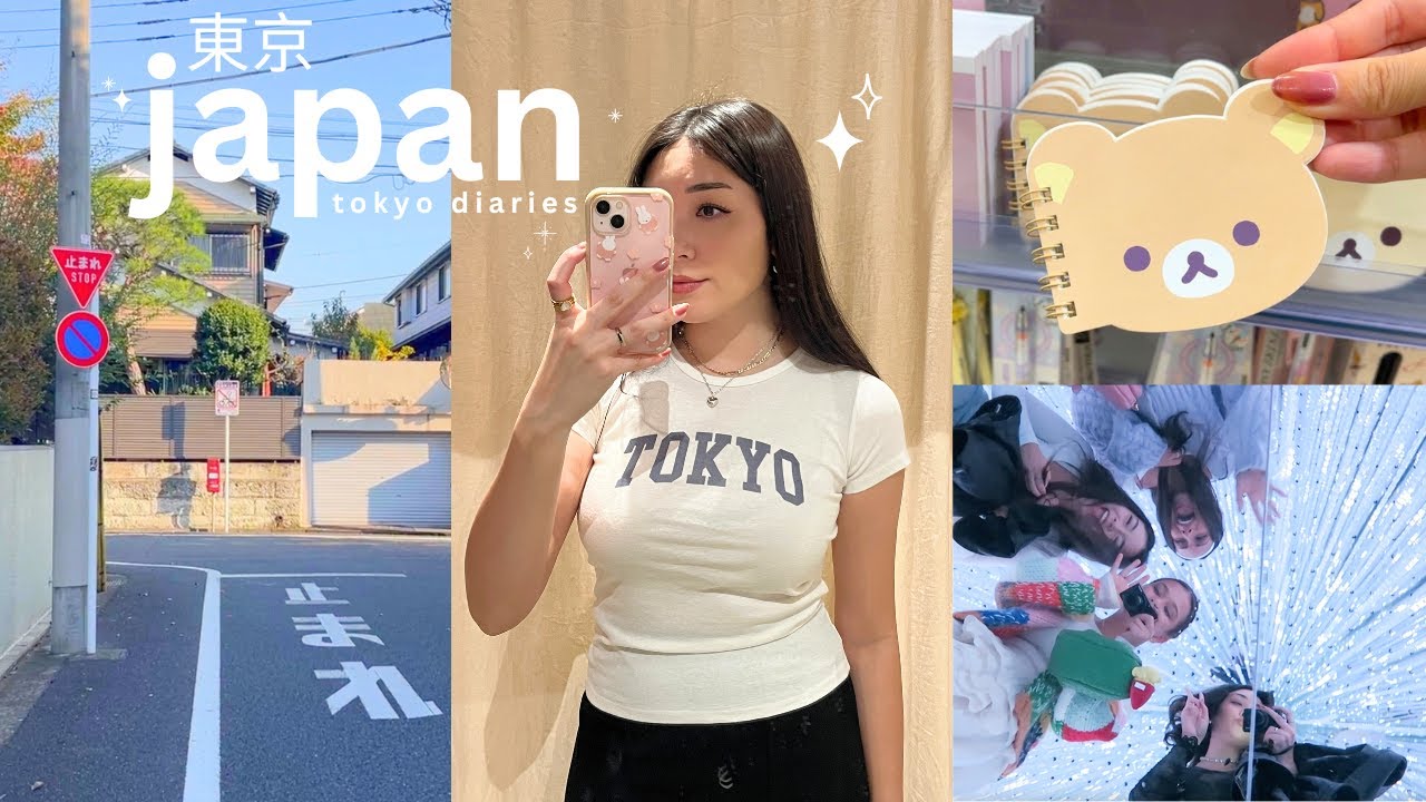 JAPAN VLOG! 🍡 cute cafes, tokyo tower, TeamLab, karaoke, shopping in harajuku & more!