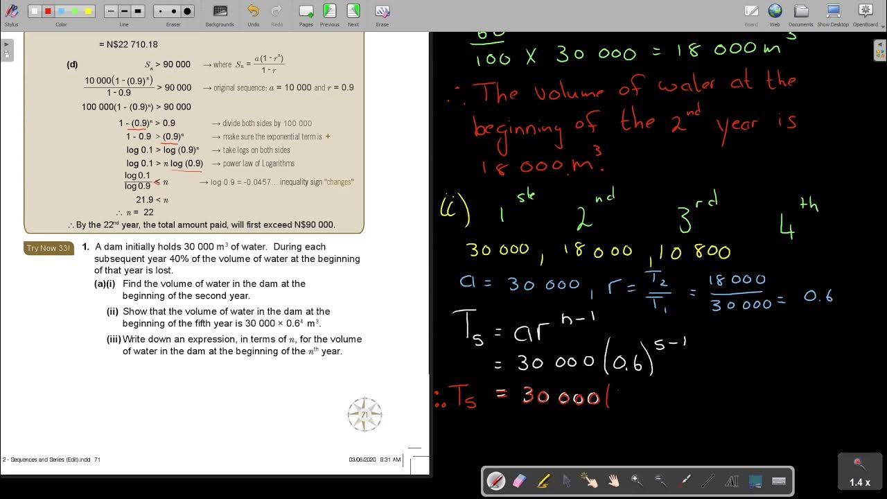 2 33 Sequences, Series Practical Applications Part 2 - YouTube
