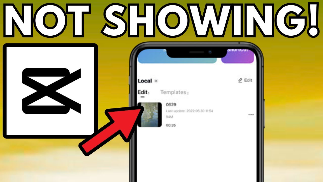 How To Fix CapCut Template Not Showing 2024 - YouTube