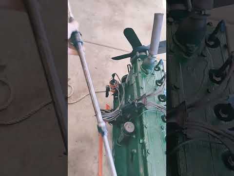 Testing some possibilities for hand cranking to start the #1937 #oldsmobile #engine