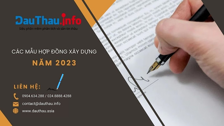 Thông tư hướng dẫn hợp đồng thi công xây dựng năm 2024