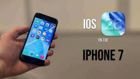 Making my iPhone 7 have iOS 26 (theme)