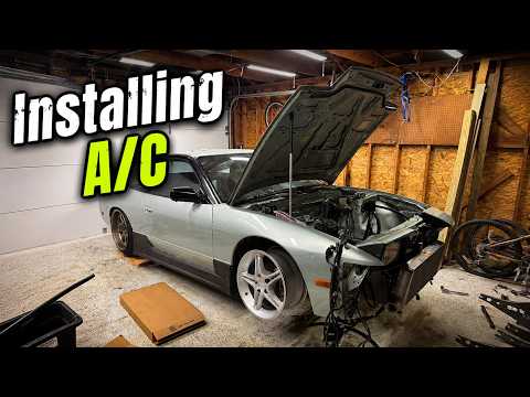 Installing a Custom A/C System in my 240sx!