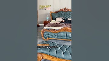 Giường ngủ TÂN CỔ ĐIỂN cao cấp, sang chảnh tại Vilahome #shorts #giuongngu #giuongngutancodien