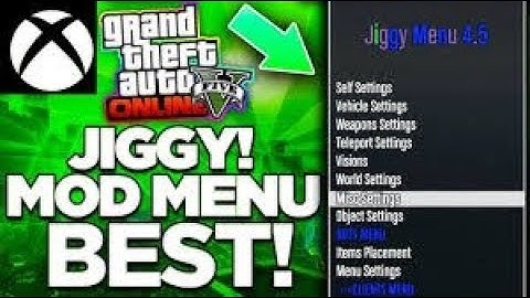 GTA 5 JIGGY MOD MENU 4.5 JTAG/RGH TU27/1.27 GTA 5 MOD MENU + DOWNLOAD