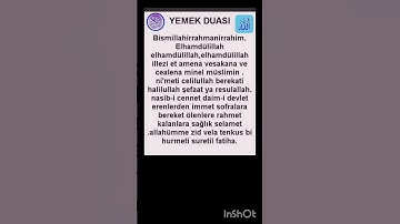 Thumbnail of Yemek Duası#keşfet#yemekduası#shorts#dinivideo#oruç#bayram#kadirgecesi#dualar