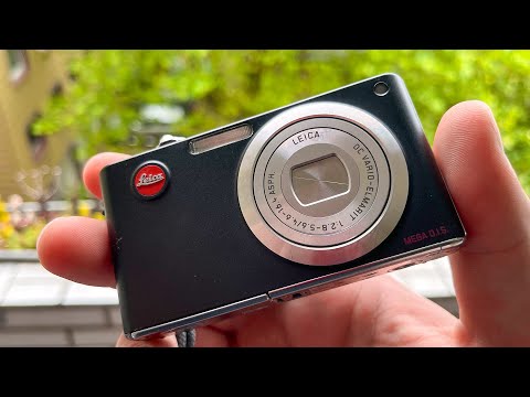 ライカ C-LUX2 Digital Camera Silver #C376 Mint] LEICA C-LUX2 Compact Digital Camera 7.2MP Silver From