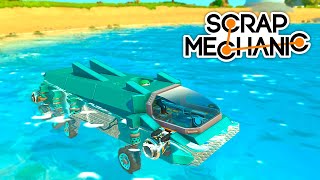 картинка: ПОСТРОИЛ МАШИНУ-АМФИБИЮ В Scrap Mechanic!