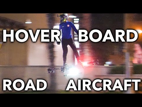 HOVERBOARD AIRCRAFT ON ROAD FULL VIDEO, Real Flight Personal Drone Flying On Viral Video Certified