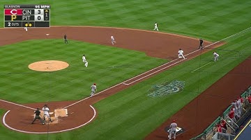 CIN@PIT: Bell makes slick play at first