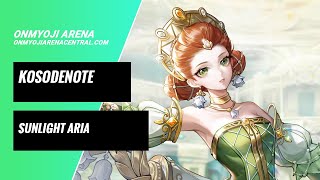 New Skin Kosodenote Sunlight Aria Trailer Onmyoji Arena Central