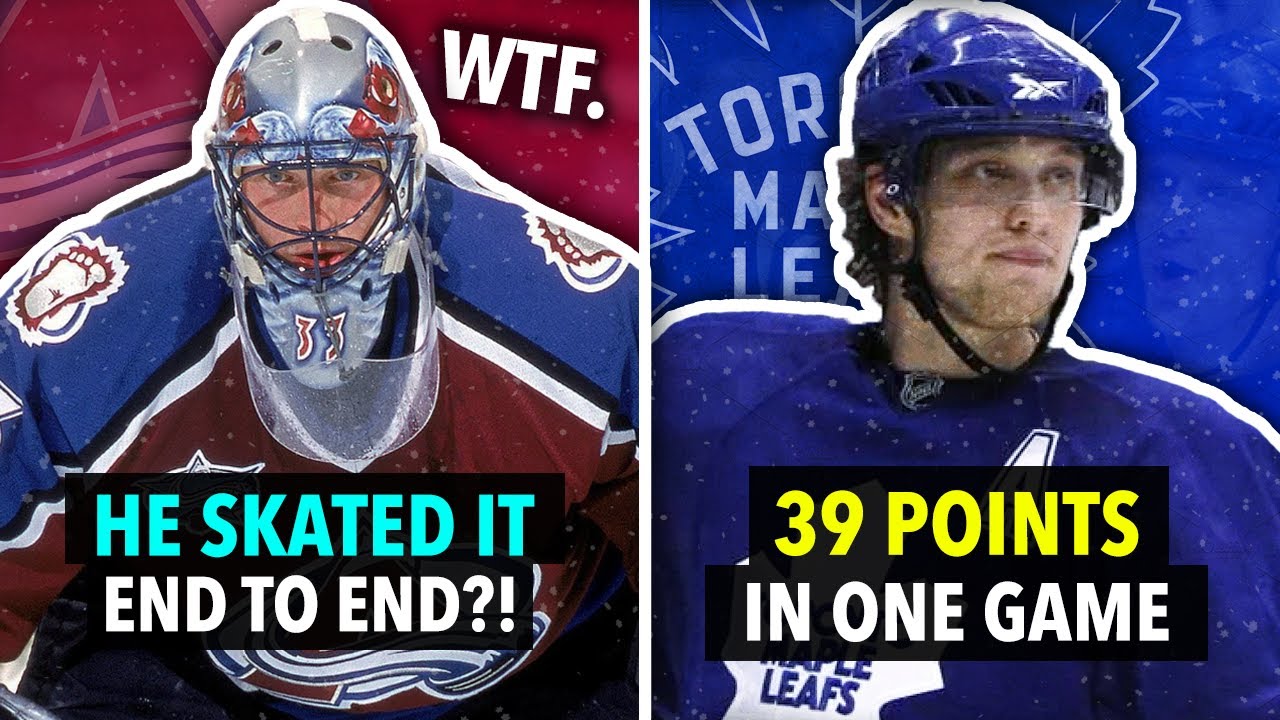 The Most ABSURD Records In NHL History - YouTube