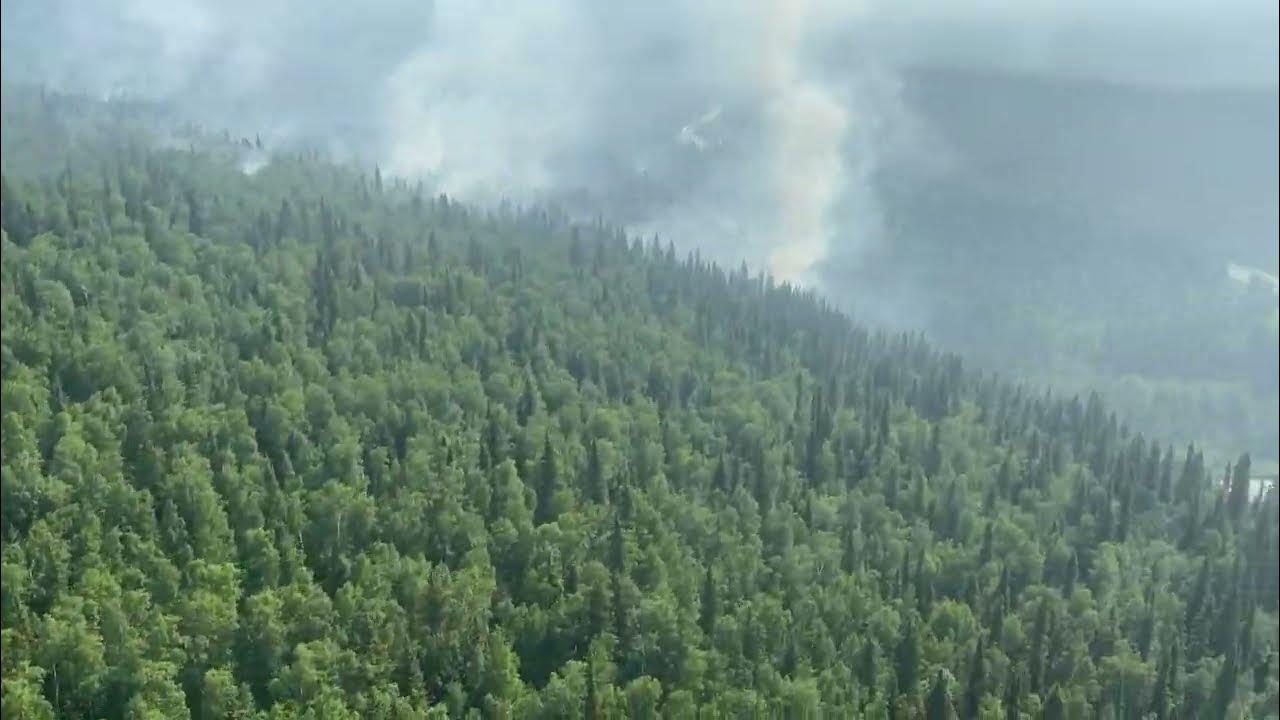 Minto Lakes Fire Aerial Recon July 2022 YouTube