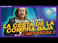 LOS PRECIOS ESTAN BAJANDO dice NADIA CALVIÑO, SE BURLA A LA CARA , MENUDA MENTIROSA.