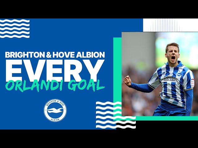 Every Andrea Orlandi Goal for Brighton u0026 Hove Albion class=