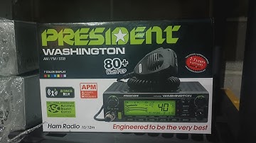 Take a Look 👀: President Washington Mobile Radio AM/SSB/FM, "Tuned and Ready", Tons of Features!
