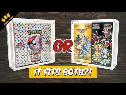 best acrylic case for pokemon booster box Acrylic Booster Box Display for Pokémon main image 1