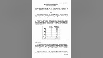 SSC CHSL 2019 SKILL TYPING TEST RESULT || Link in Description ||