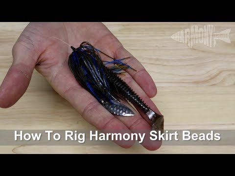 How To Rig Skirt Beads - Quickly and easily add a skirt to your