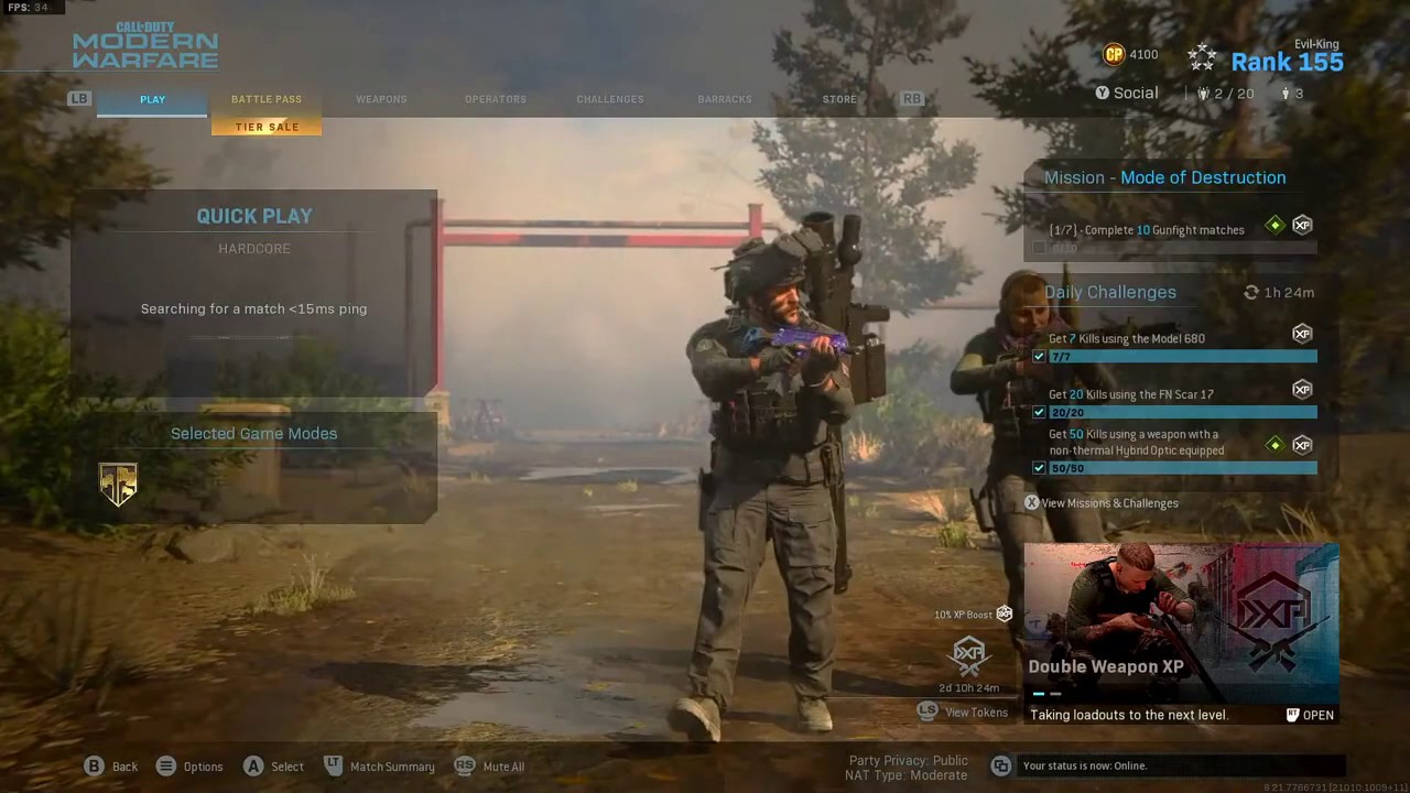 LET'S PLAY CALL OF DUTY MW HARDCORE ONLY