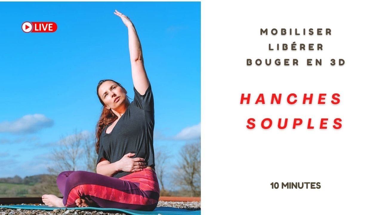 10 minutes pour des hanches plus souples ♡ routine anti douleur🔥Séverine Jacinto