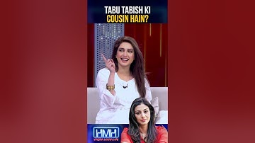 #tabu Tabish ki cousin hain!?😲 - #imanali #tabishhashmi #hasnamanahai #geonews #shorts
