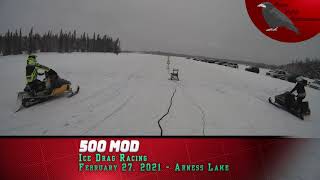 20210227 Arness Lake Ice Drag Racing - 500 Mod