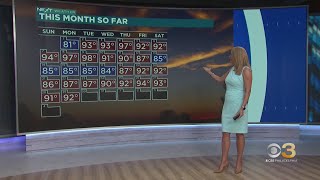 NEXT Weather: 90's and more humidity
