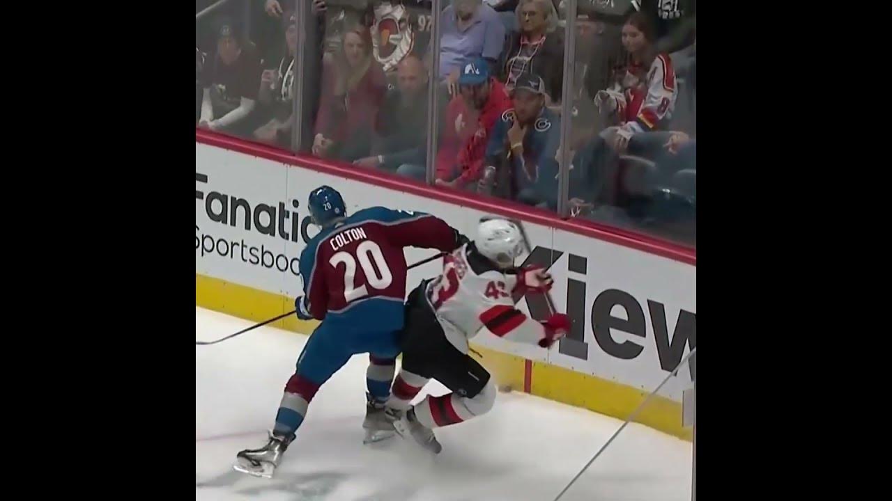 Colorado Avalanche's Ross Colton fined $5,000 for cross-checking - Daily  Faceoff